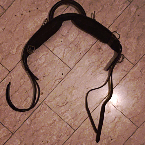 Schwarzer gepolsterter
